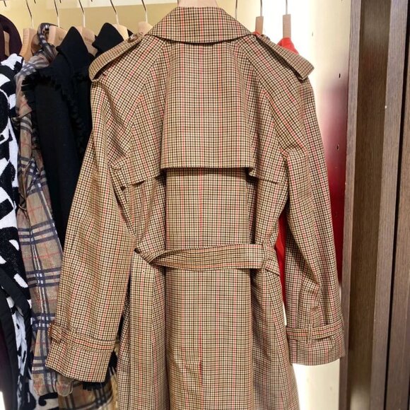 NWT Burberry Bridstow Women's check pattern Trench Coat - Picture 5 of 8